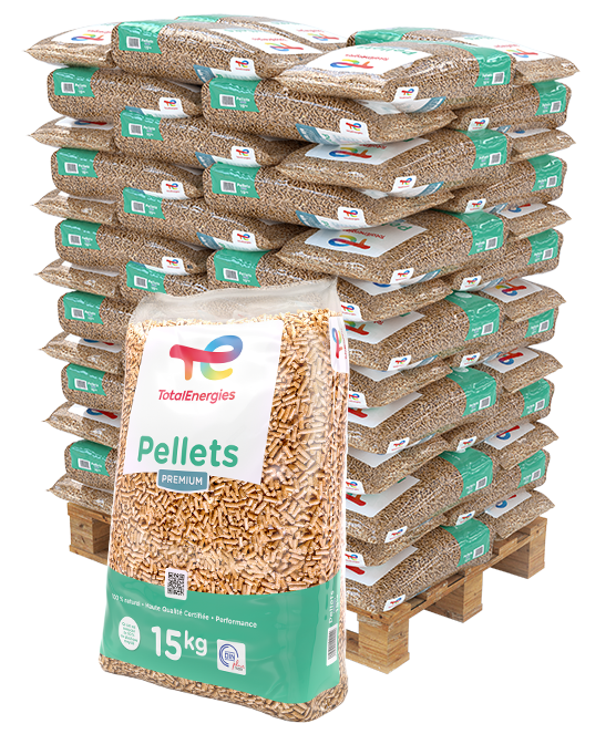 Total Pellets Premium Groen – 66 zakken van 15 kg