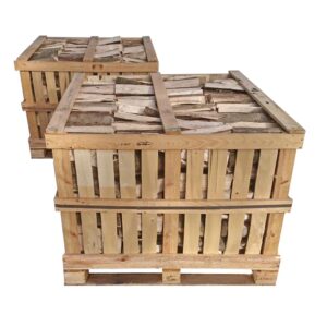 Essen haardhout - 2 kuub ovengedroogd, gestapeld