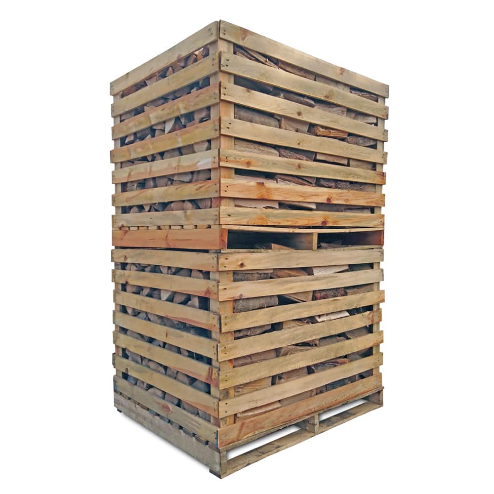 Stookmix Haardhout – 2 kuub ovengedroogd, gestapeld